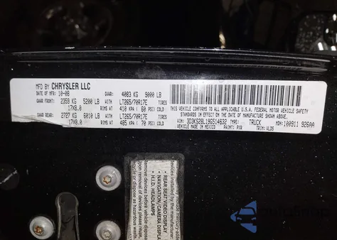 2009 Dodge Ram 2500 Laramie из США, поврежденный, VIN 3D3KS28L19G514632